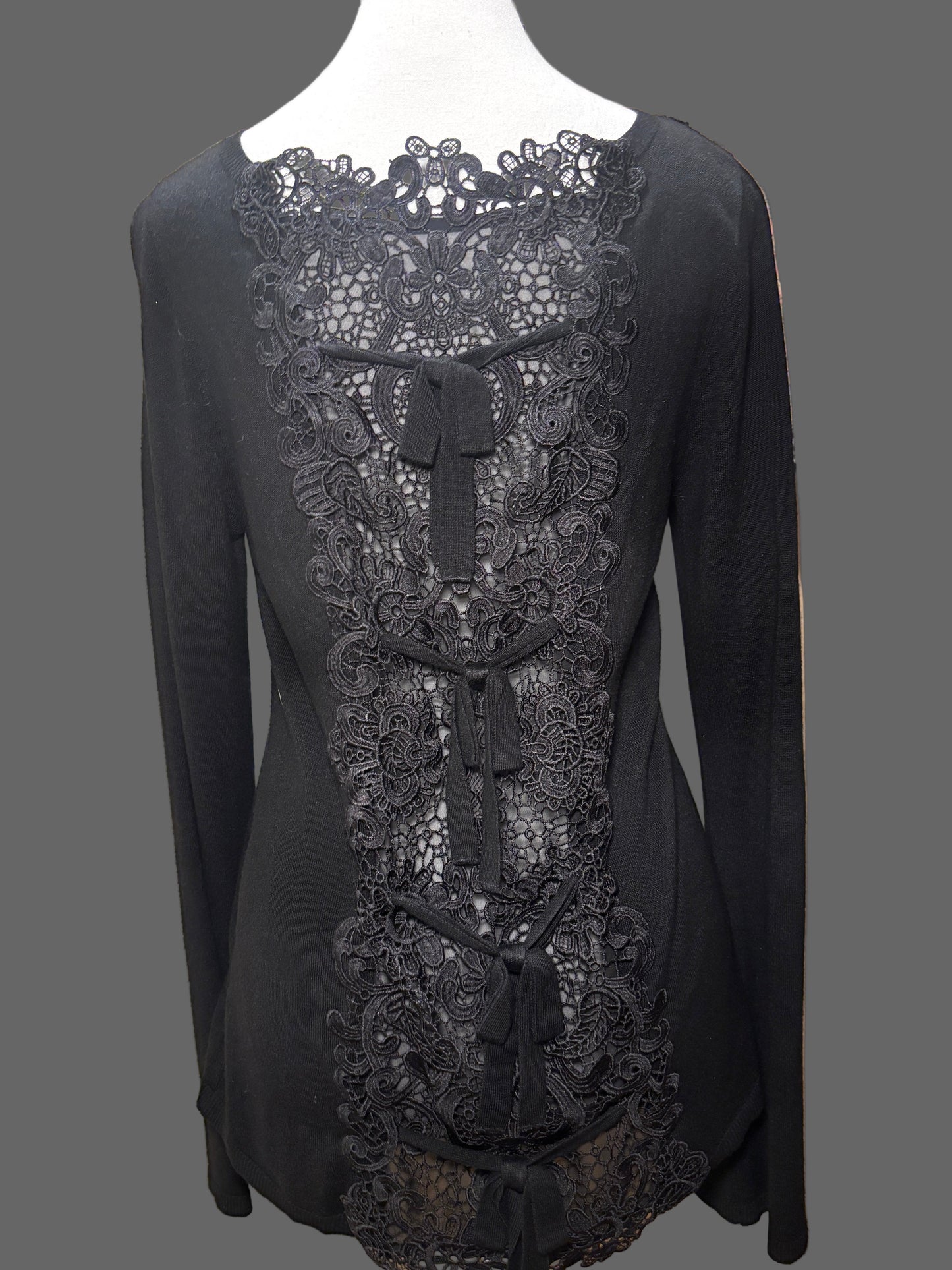 Black Lace Long Sleeve