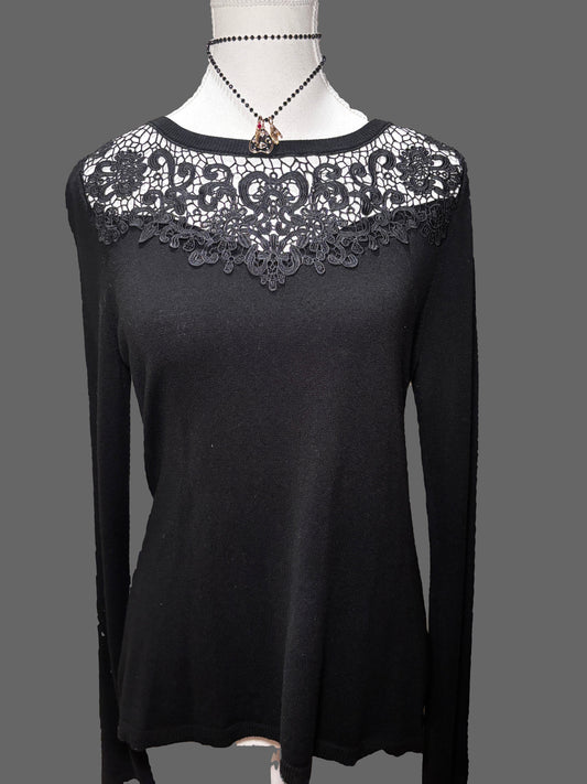Black Lace Long Sleeve