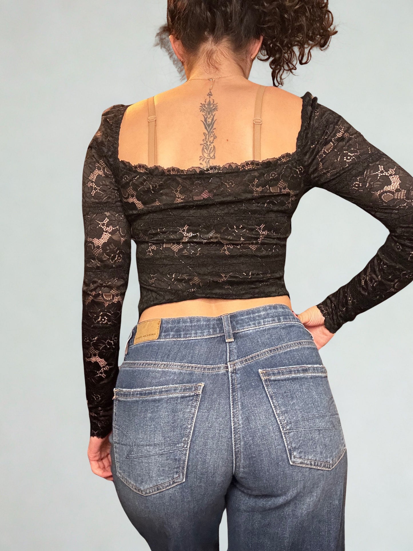 Goth Lace Long Sleeve
